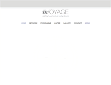 Tablet Screenshot of invoyage.net